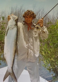 Chris Bladen with a (real) tarpon Chris Bladen with a (real) tarpon