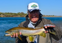 Brown taken in the riffles Brown taken in the riffles