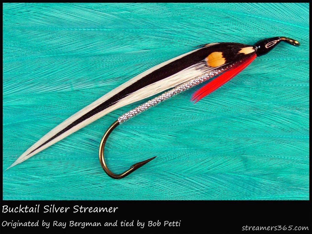#212 Bucktail Silver Streamer - Bob Petti #212 Bucktail Silver Streamer - Bob Petti