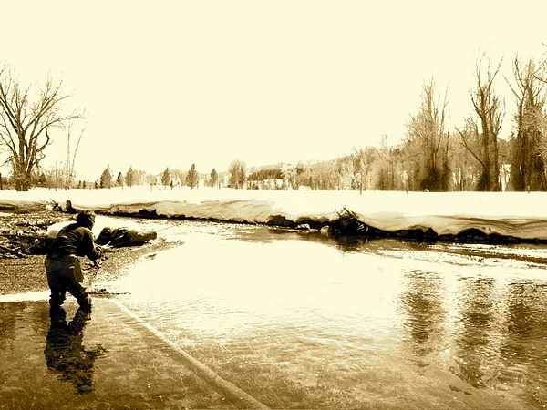 User submitted picture: Early April fishing on Fi...